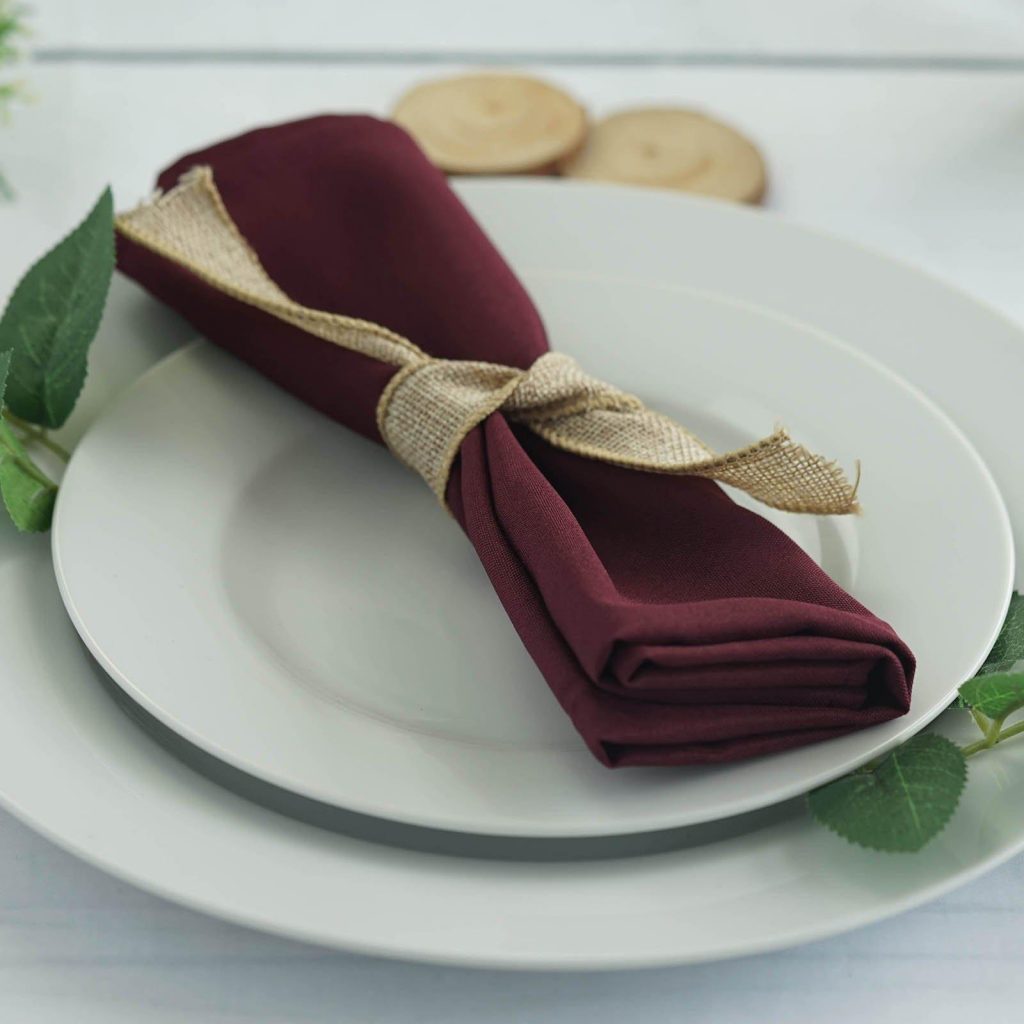 Burgundy Napkin