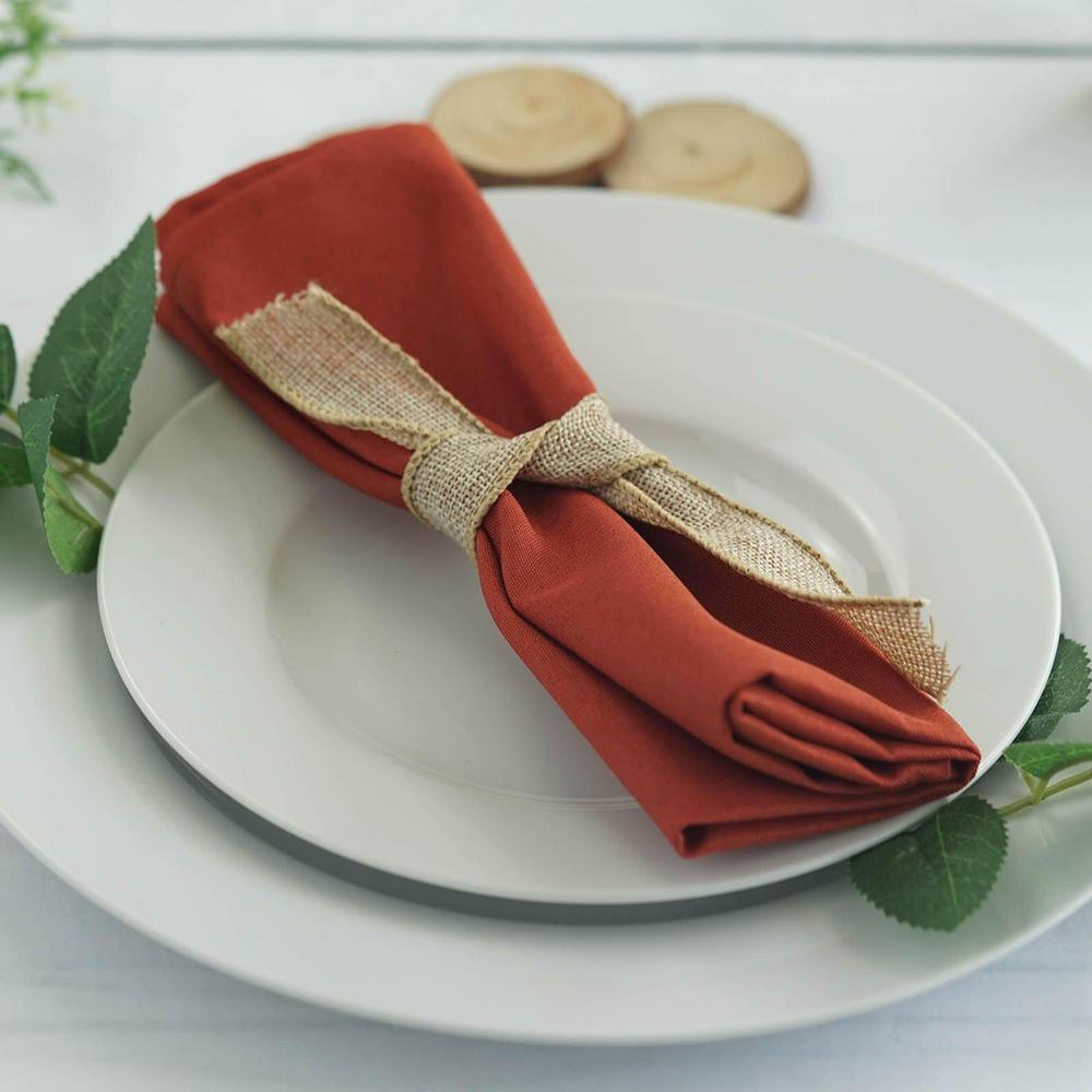 Burnt Orange Napkin