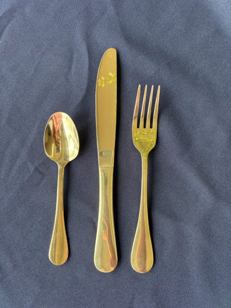 Gold Flatware